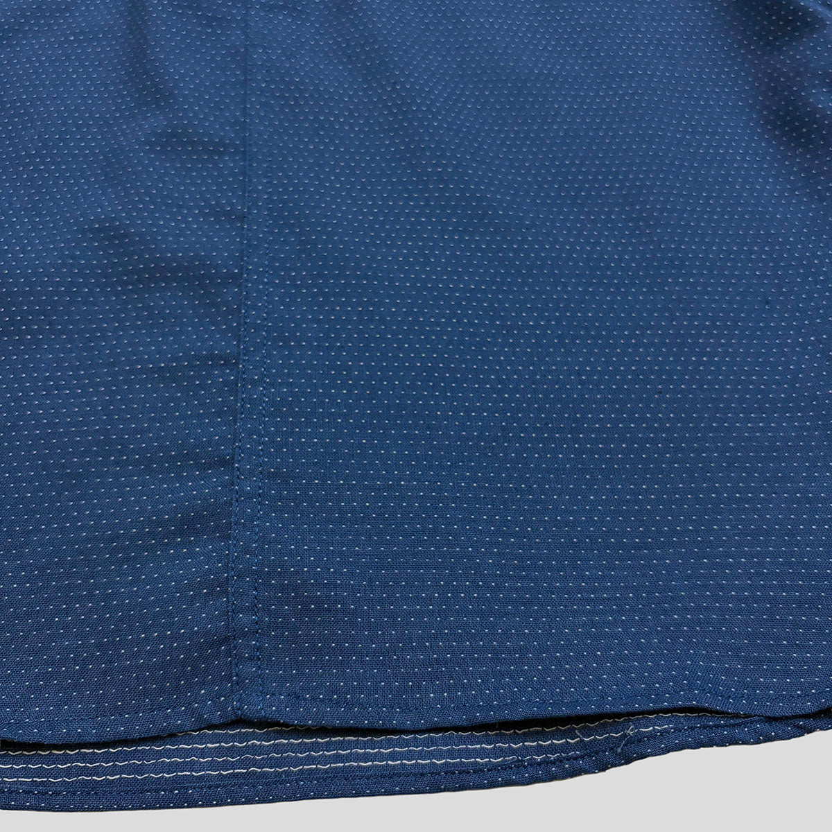 Embroidery Stitches Half Zip Work Shirt