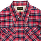 Cotton Viyella 2 Flap Work Open Shirt