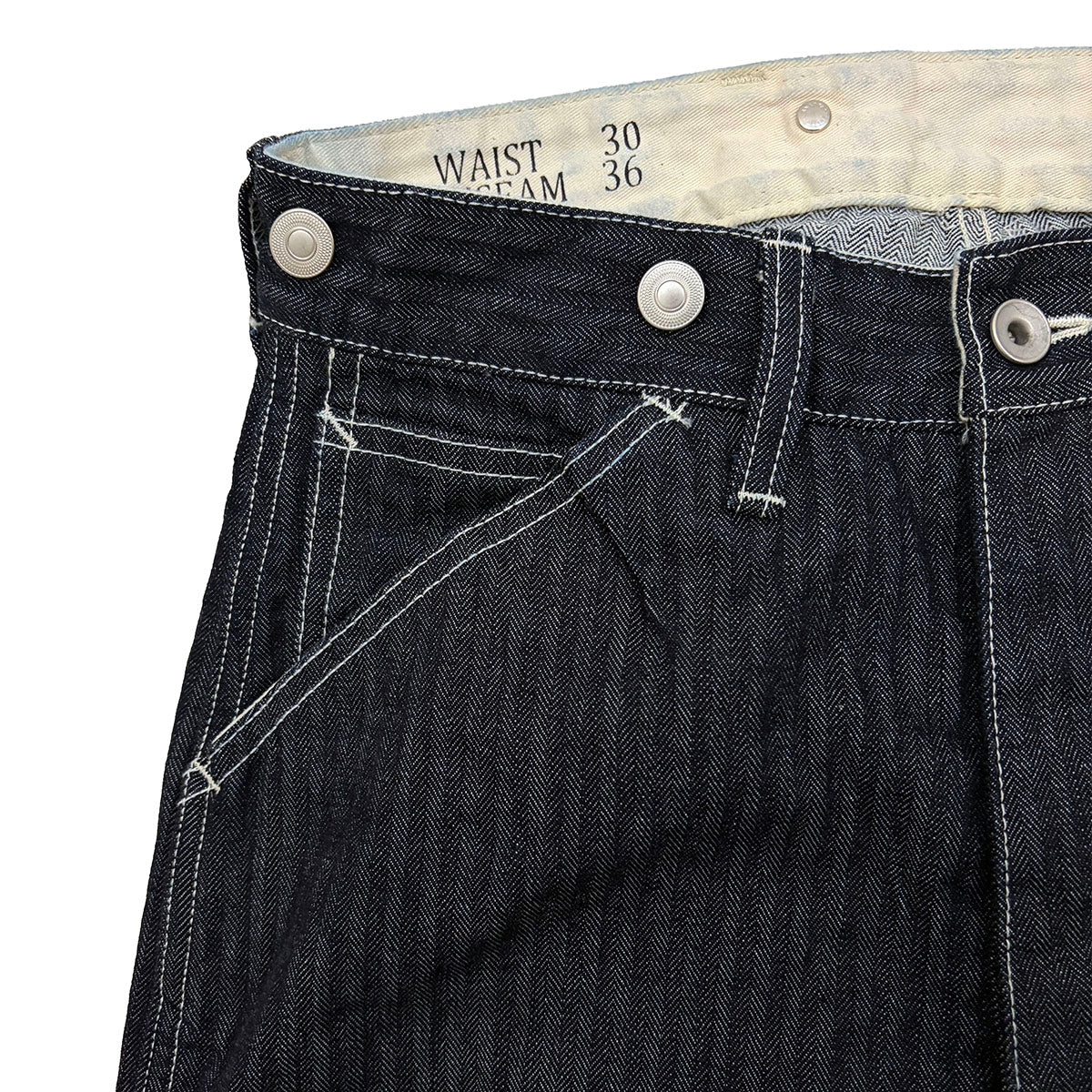 Herringbone Denim Painter Pants