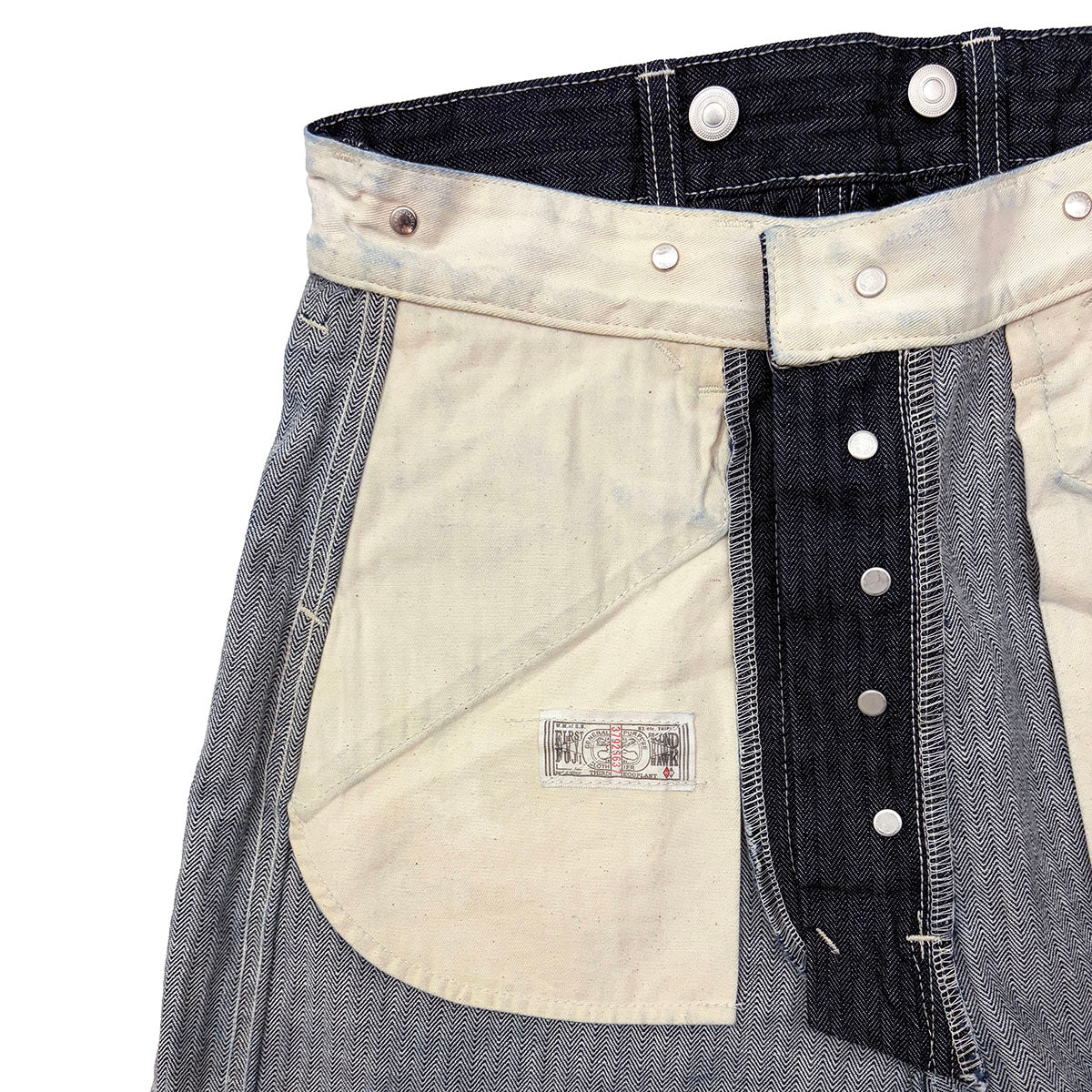 Herringbone Denim Painter Pants