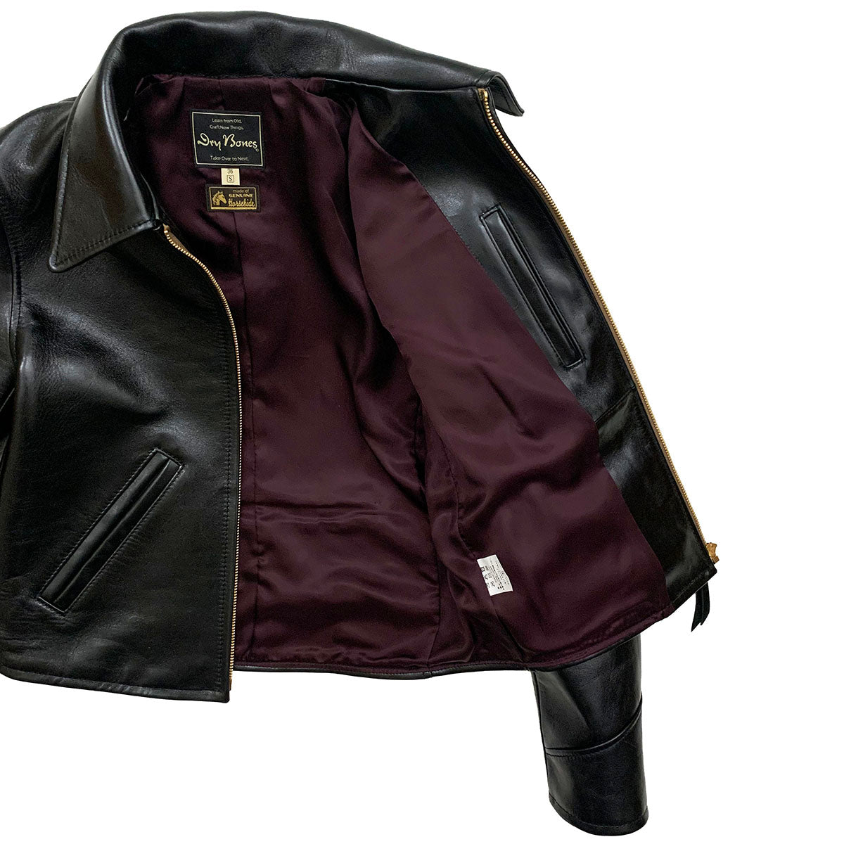 Single Leather Sport Jacket