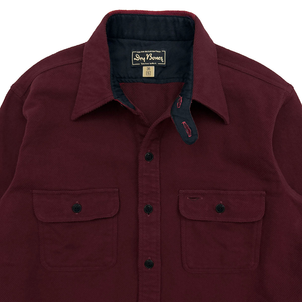 Solid Flannel Work Shirt