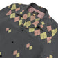 Border Argyle Open Shirt