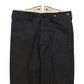 High Back Black Chambray Work Trousers 