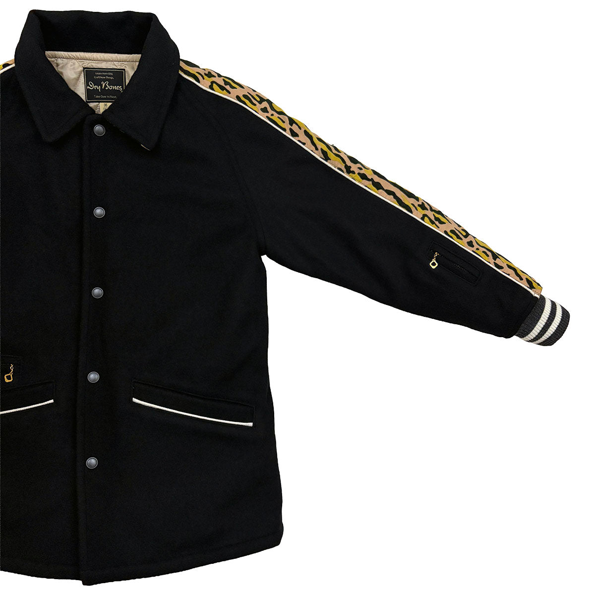 Solid Piping Car Coat