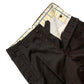 Wool Satin Two Tuck Trousers