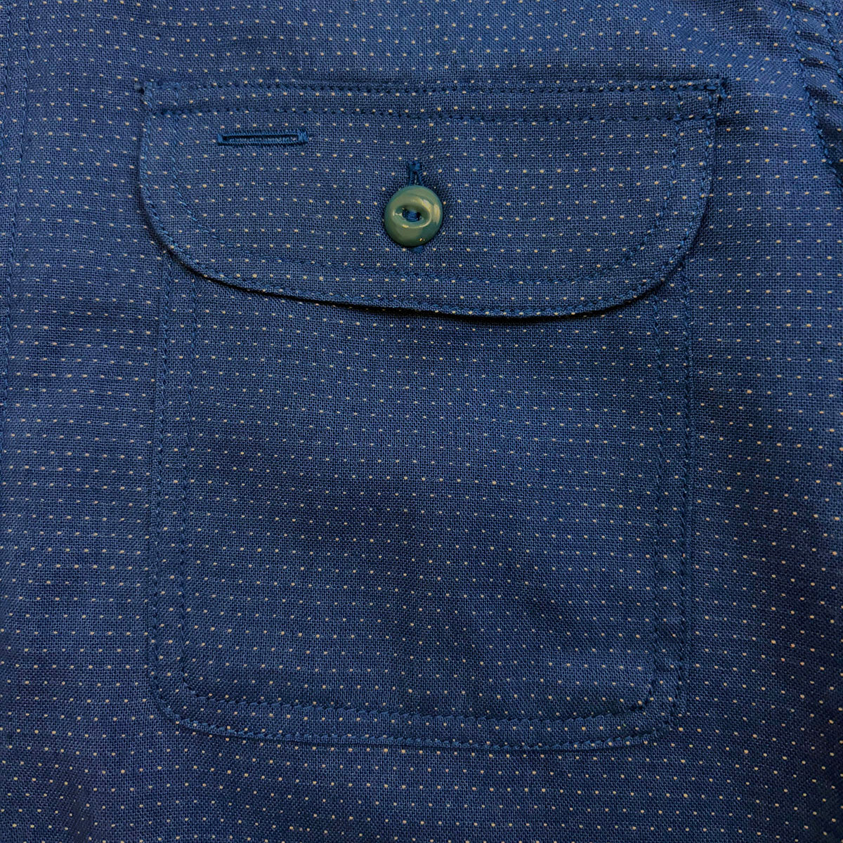 Embroidery Stitches Half Zip Work Shirt