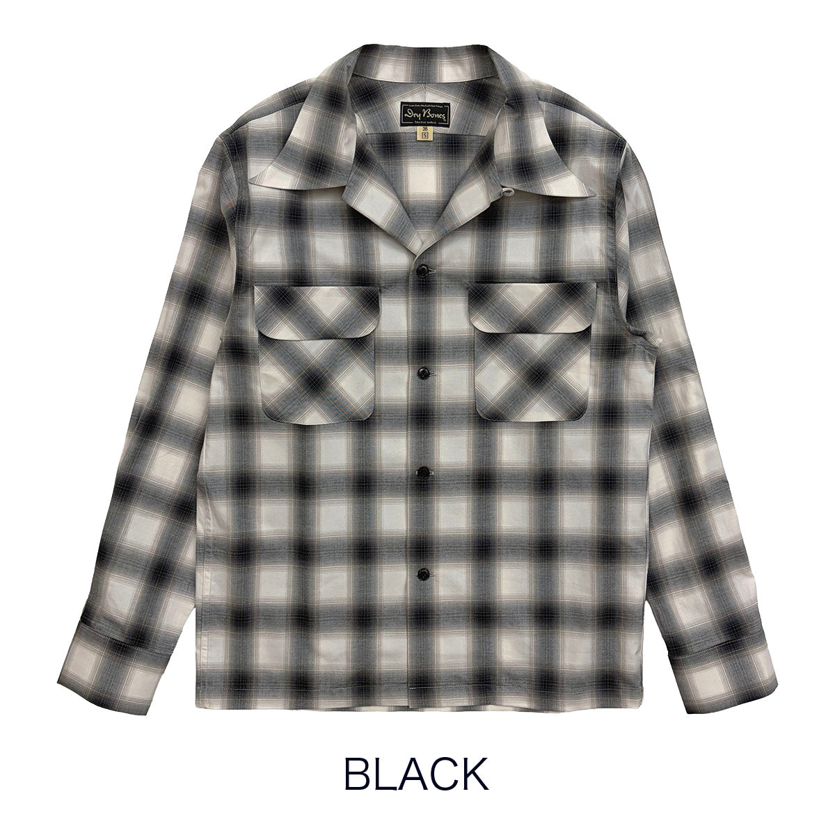Ombre Check 2 Flap Open Shirt