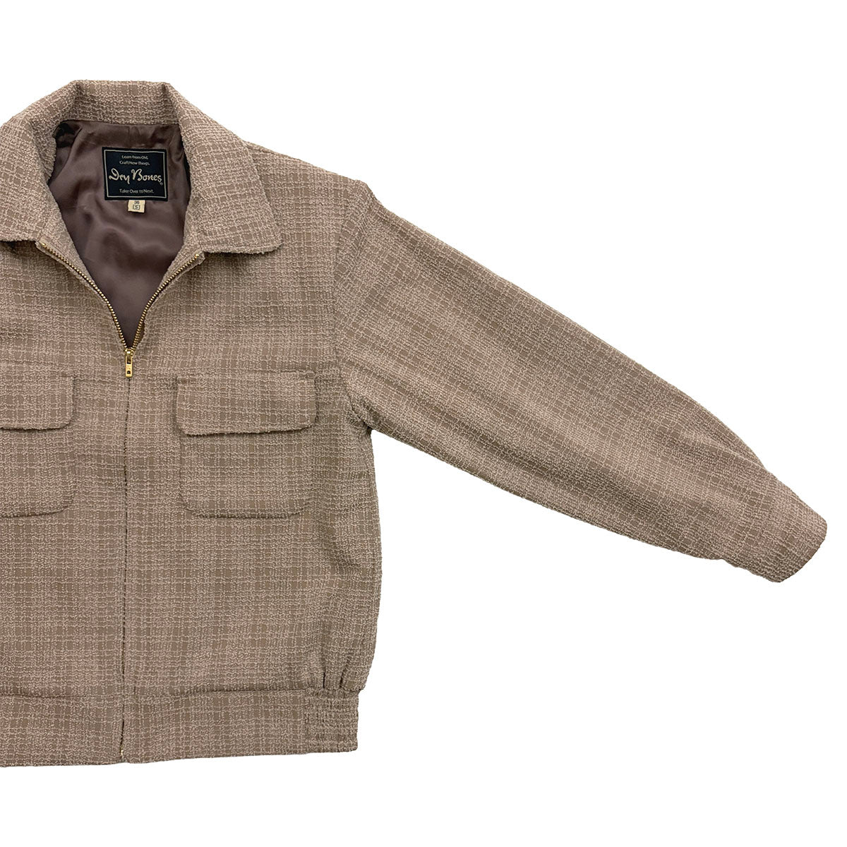 Gold Glitter 2flap Sport Jacket