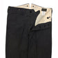 High Back Black Chambray Work Trousers 