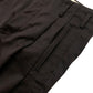 Wool Satin Two Tuck Trousers