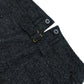 High Back Black Chambray Work Trousers
