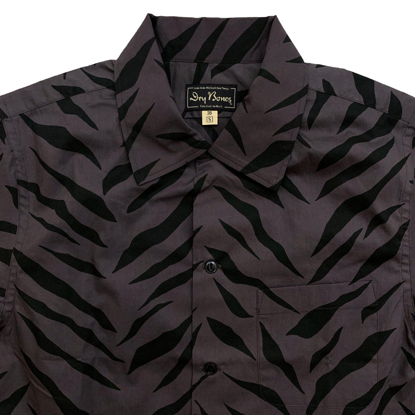 S/S Print Open Shirt“ZEBRA”