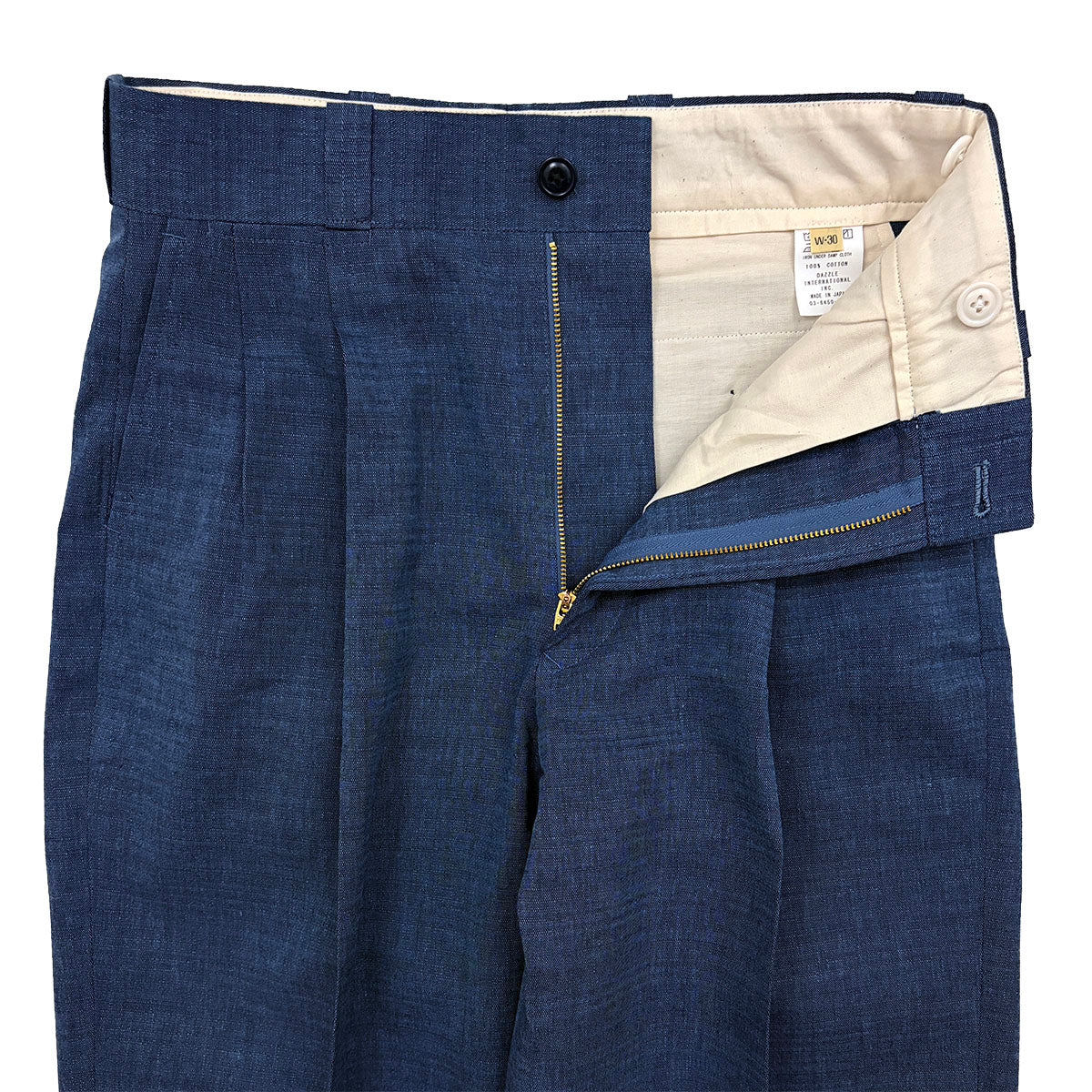 Cotton Chambray 2Tuck Work Trousers