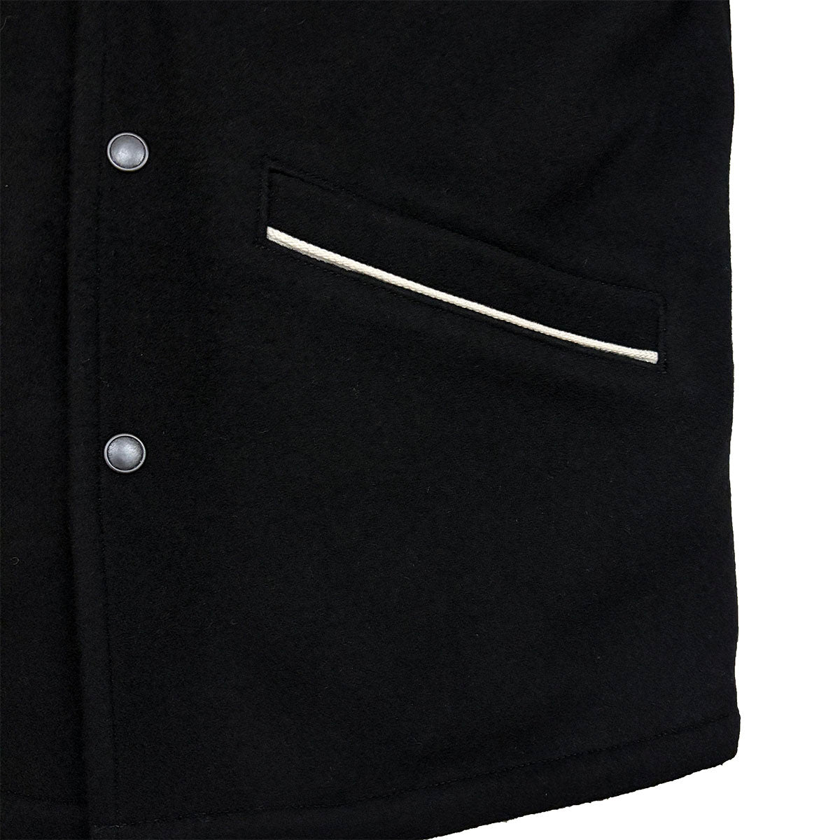 Solid Piping Car Coat