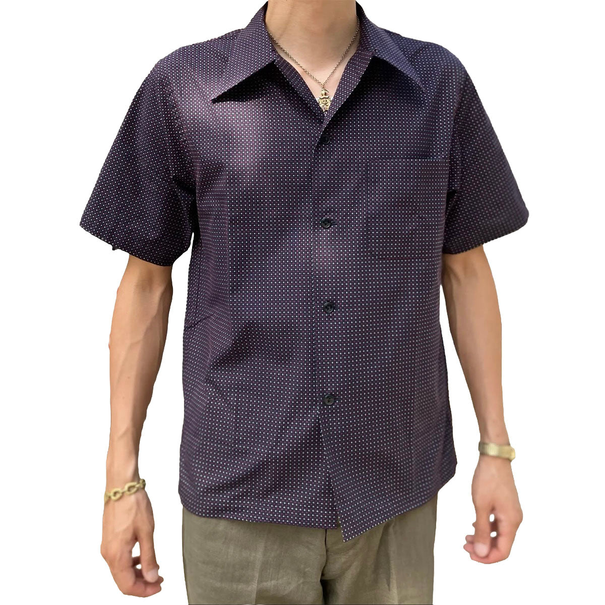 S/S Dobby Open Shirt