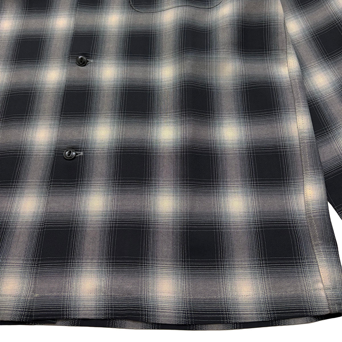 Ombre Check Open Shirt