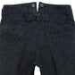 High Back Black Chambray Work Trousers