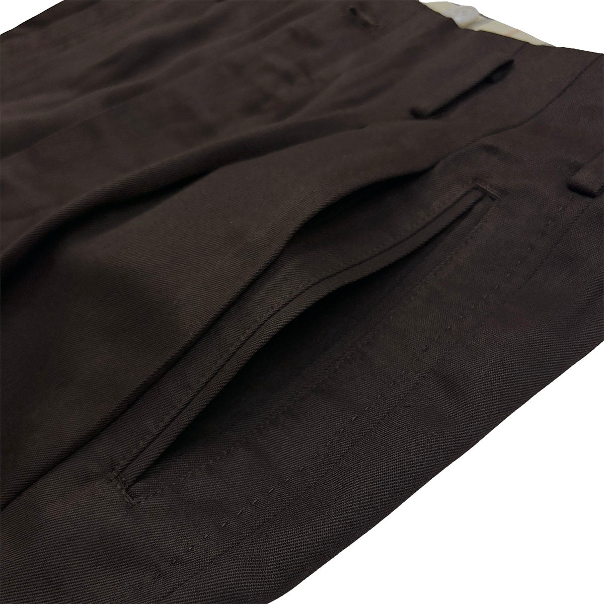 Rayon Gabadine Two Tuck Trousers