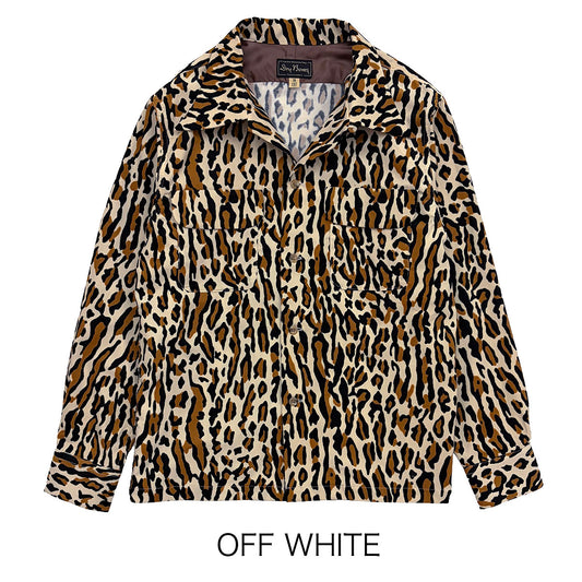 Print 2 Flap Open Shirt “VINCENT’S LEO”