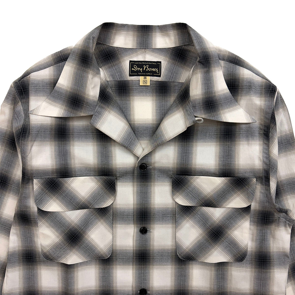 Ombre Check 2 Flap Open Shirt