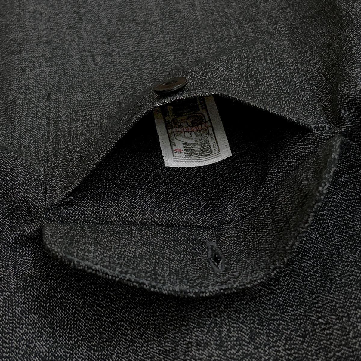 Black Dungaree Work Shirt