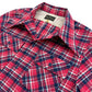 Cotton Viyella 2 Flap Work Open Shirt