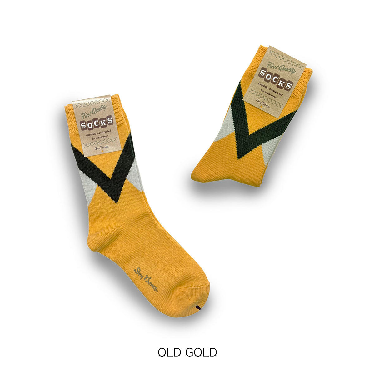 Irregular Argyle Socks