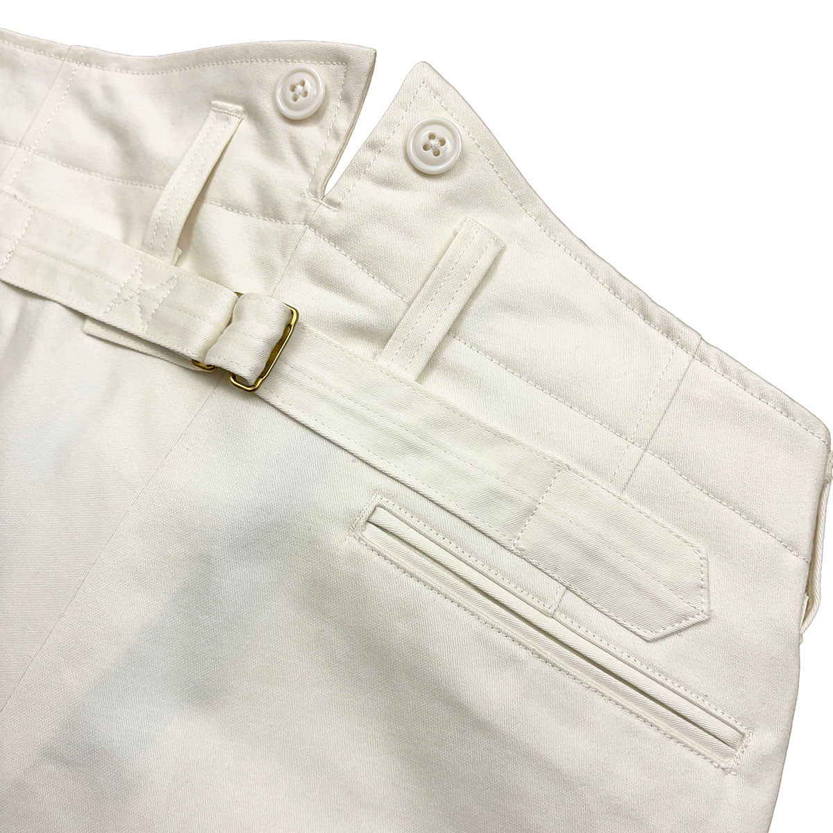 Cotton Satin High Back Work Trousers