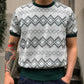 2 Tone Argyle Summer Knit