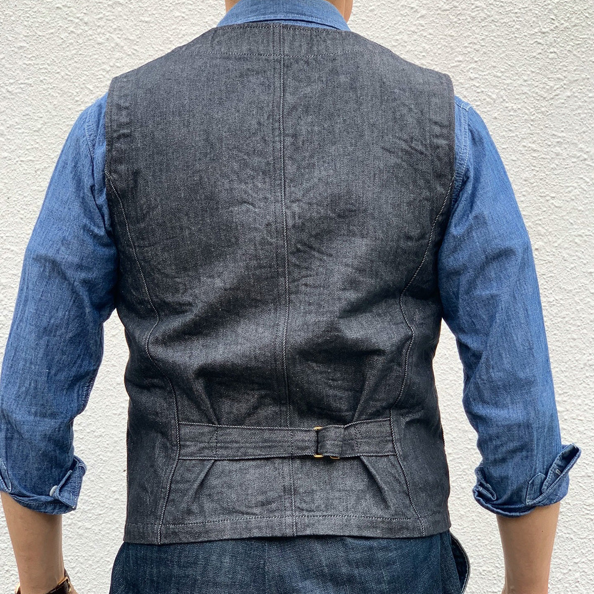 Denim Work Vest