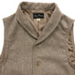 Tweed Shawl Collar Vest
