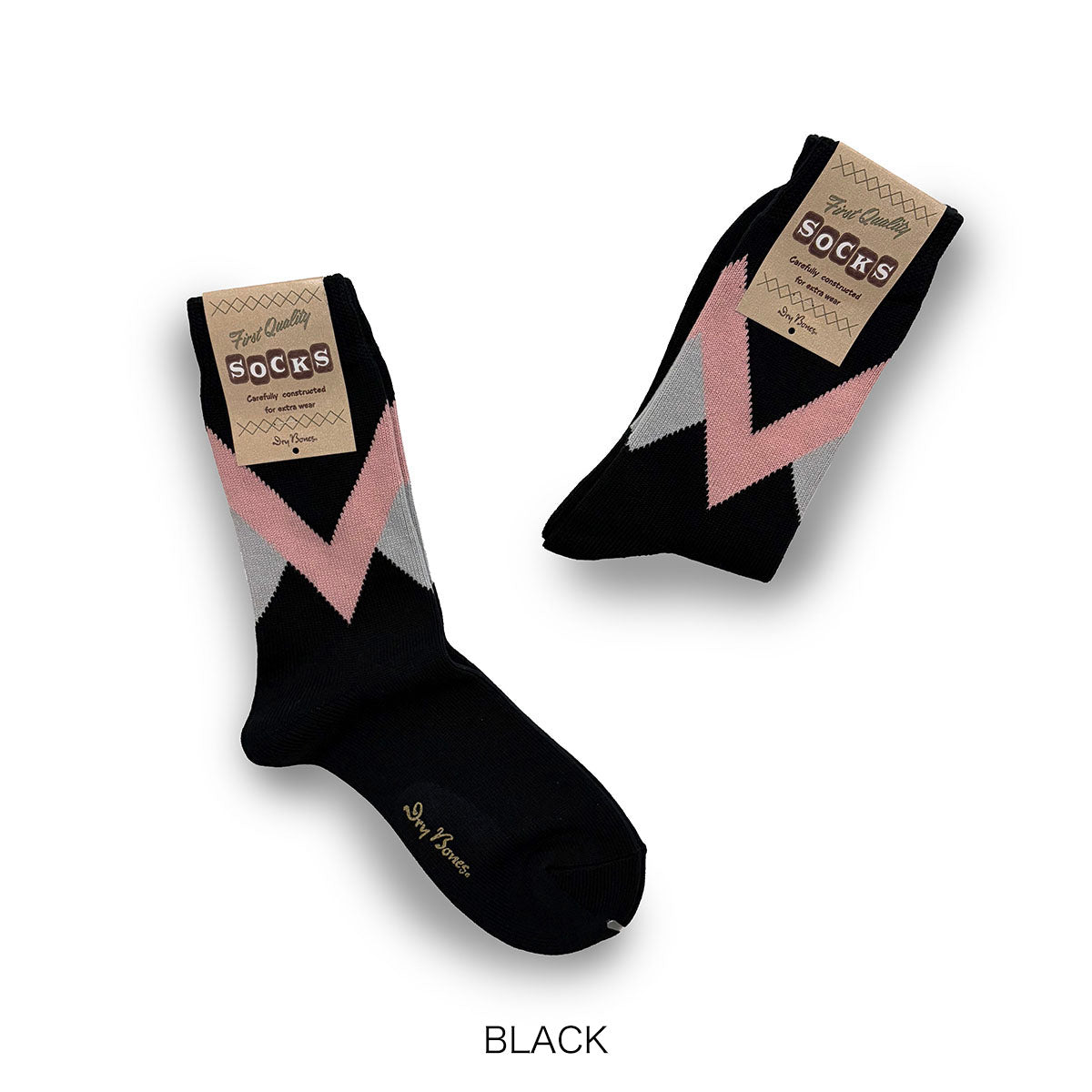 Irregular Argyle Socks