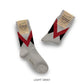 Irregular Argyle Socks