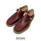 Western Moccs Monk Strap Shoes