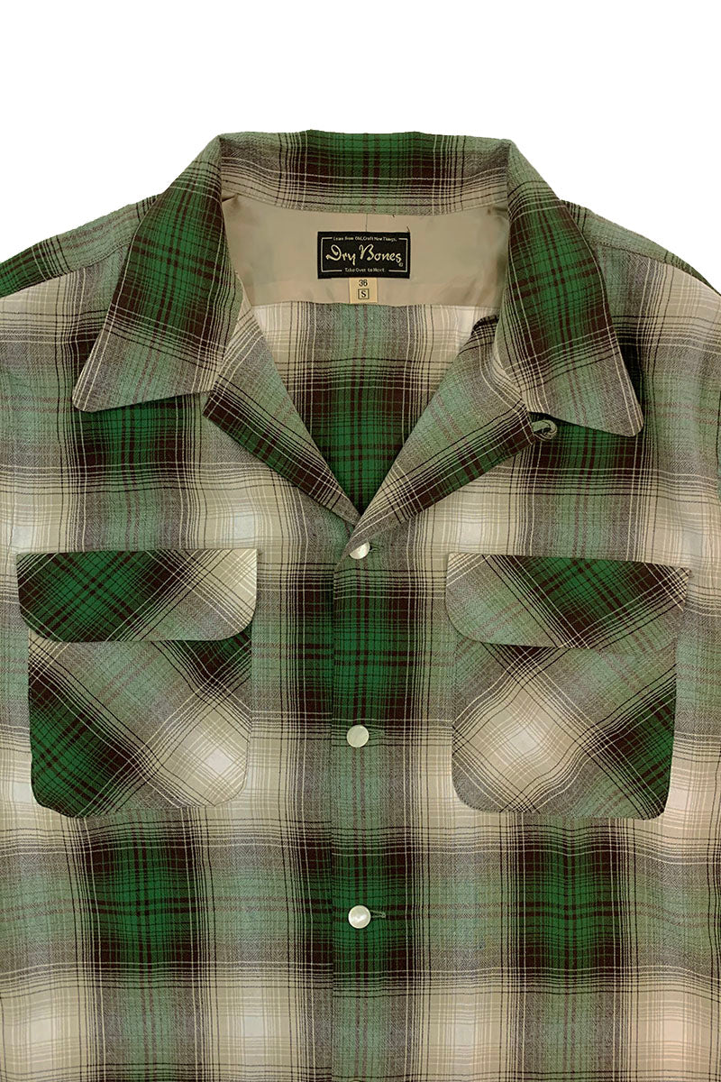 Ombre Check 2 Flap Open Shirt