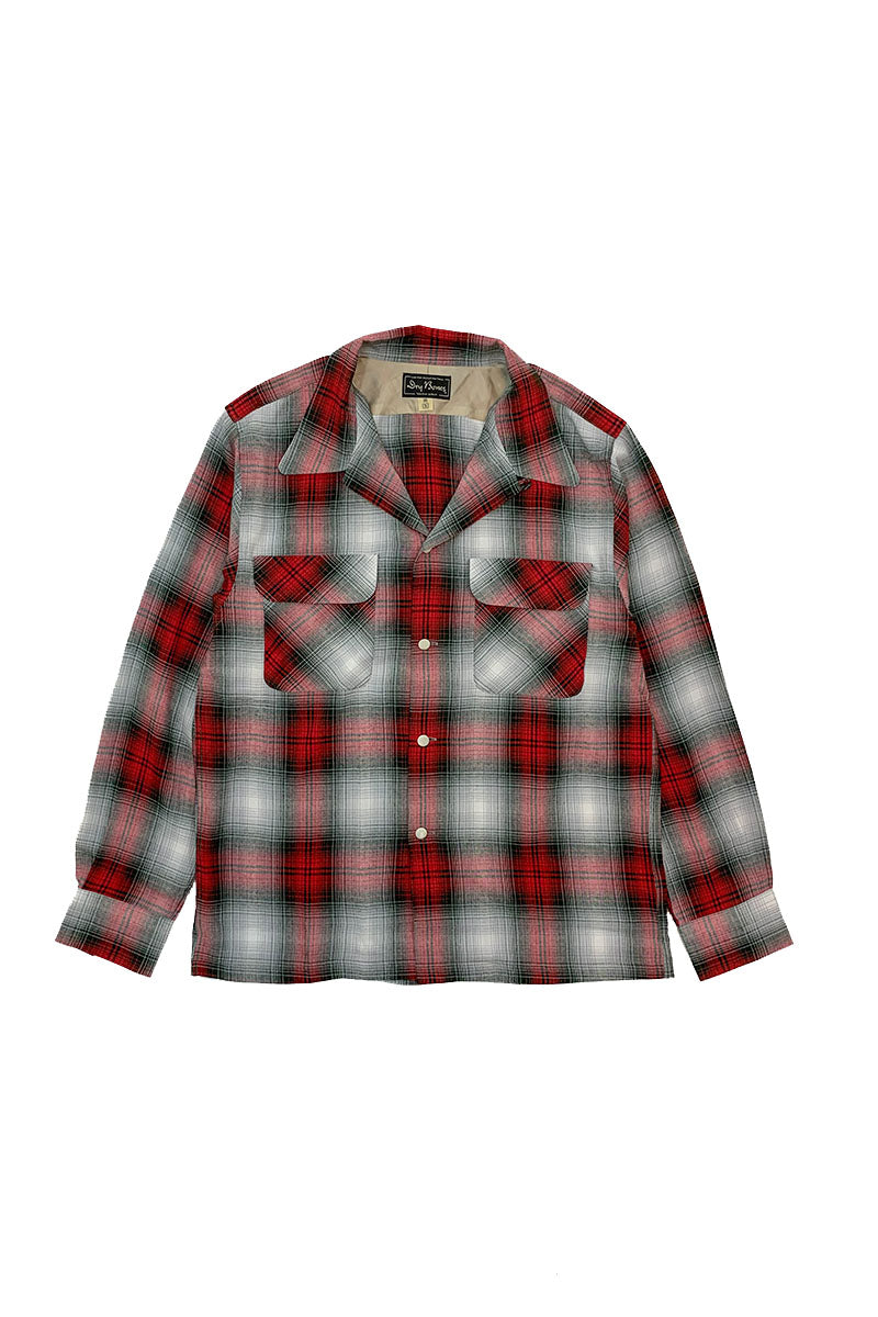 Ombre Check 2 Flap Open Shirt