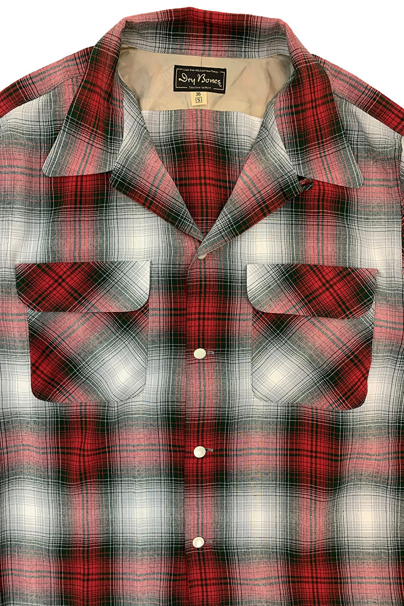 Ombre Check 2 Flap Open Shirt