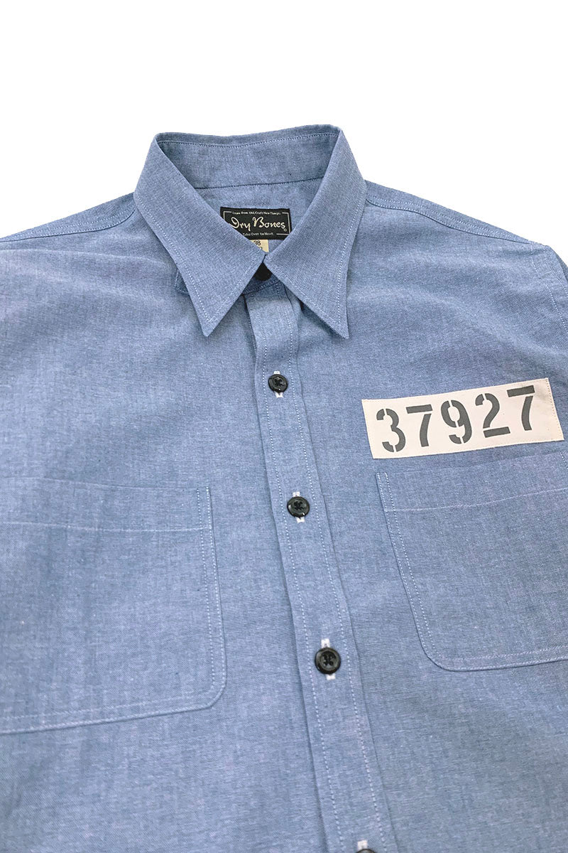 Waiting for increased production: Hickory Stripe Work Shirt "ANDY"