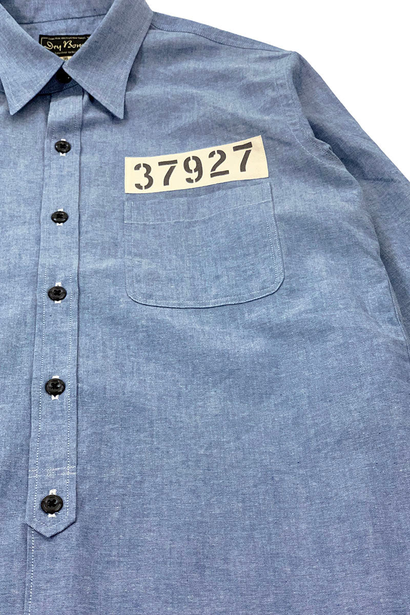 Waiting for increased production: Hickory Stripe Work Shirt "ANDY"