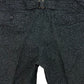 High Back Black Chambray Work Trousers