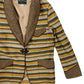 Border Smoking Jacket