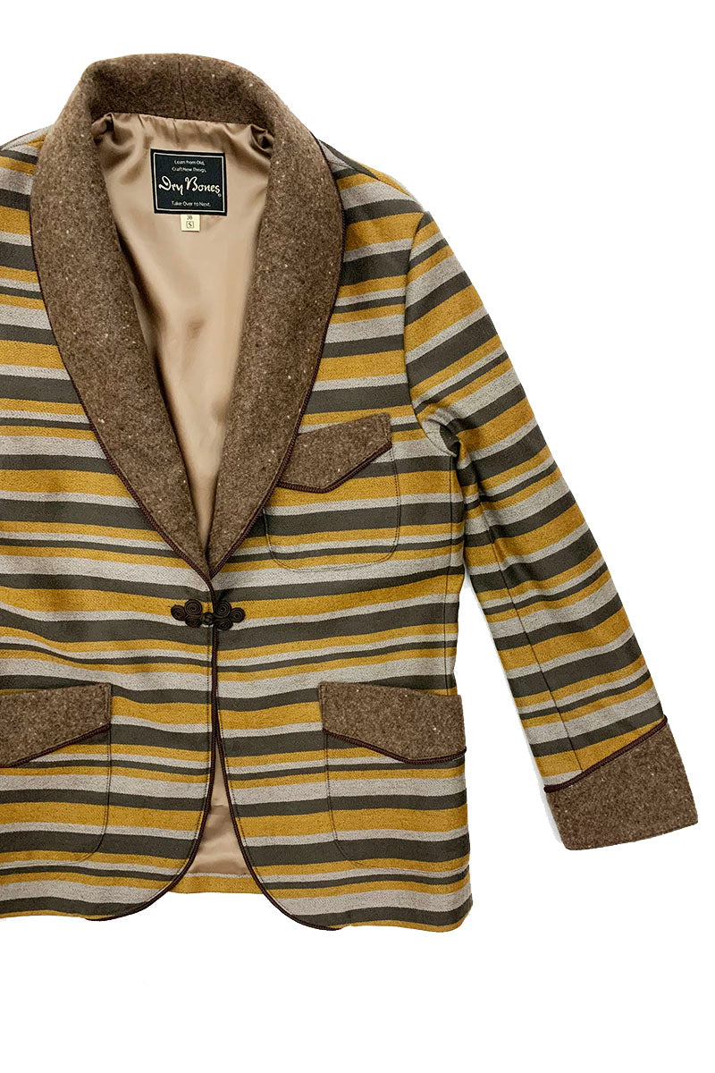 Border Smoking Jacket