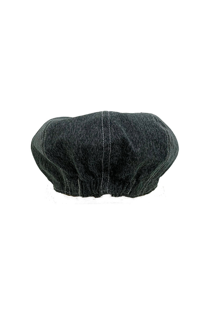 Black Chambray Casquette