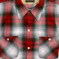 S/S Ombre Check Open Shirt