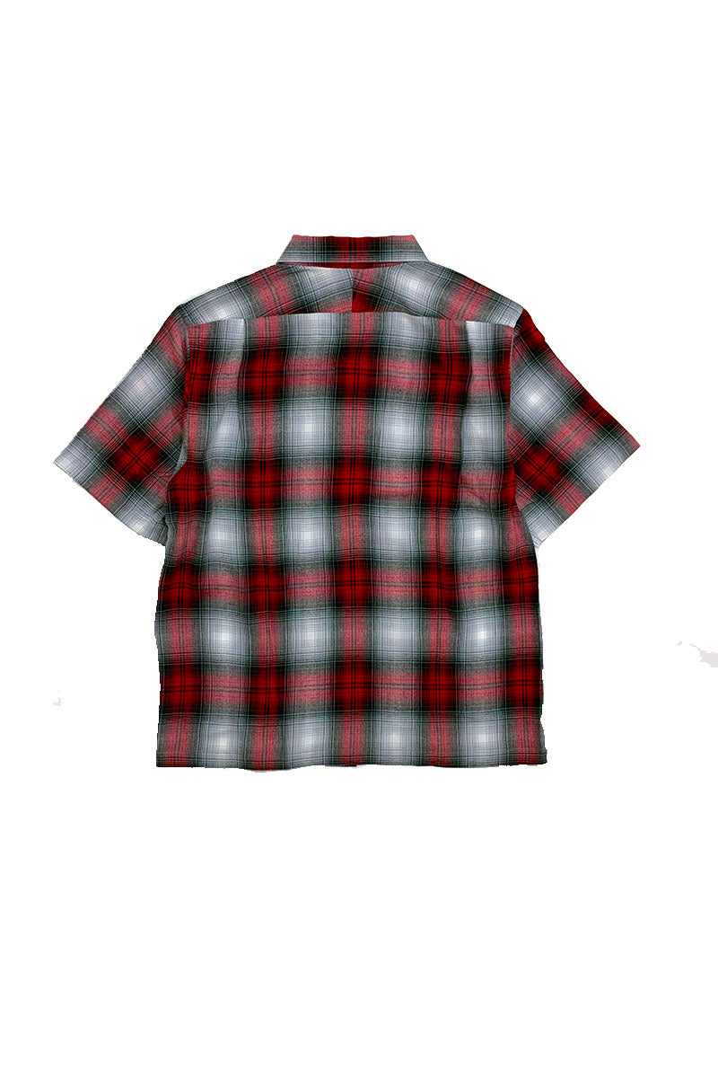 S/S Ombre Check Open Shirt