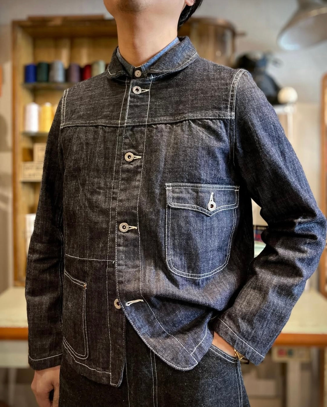 3 Pocket Denim Work Jacket