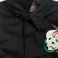 Wool Solid C.P.O.Jacket “SKULL and DRAGON”