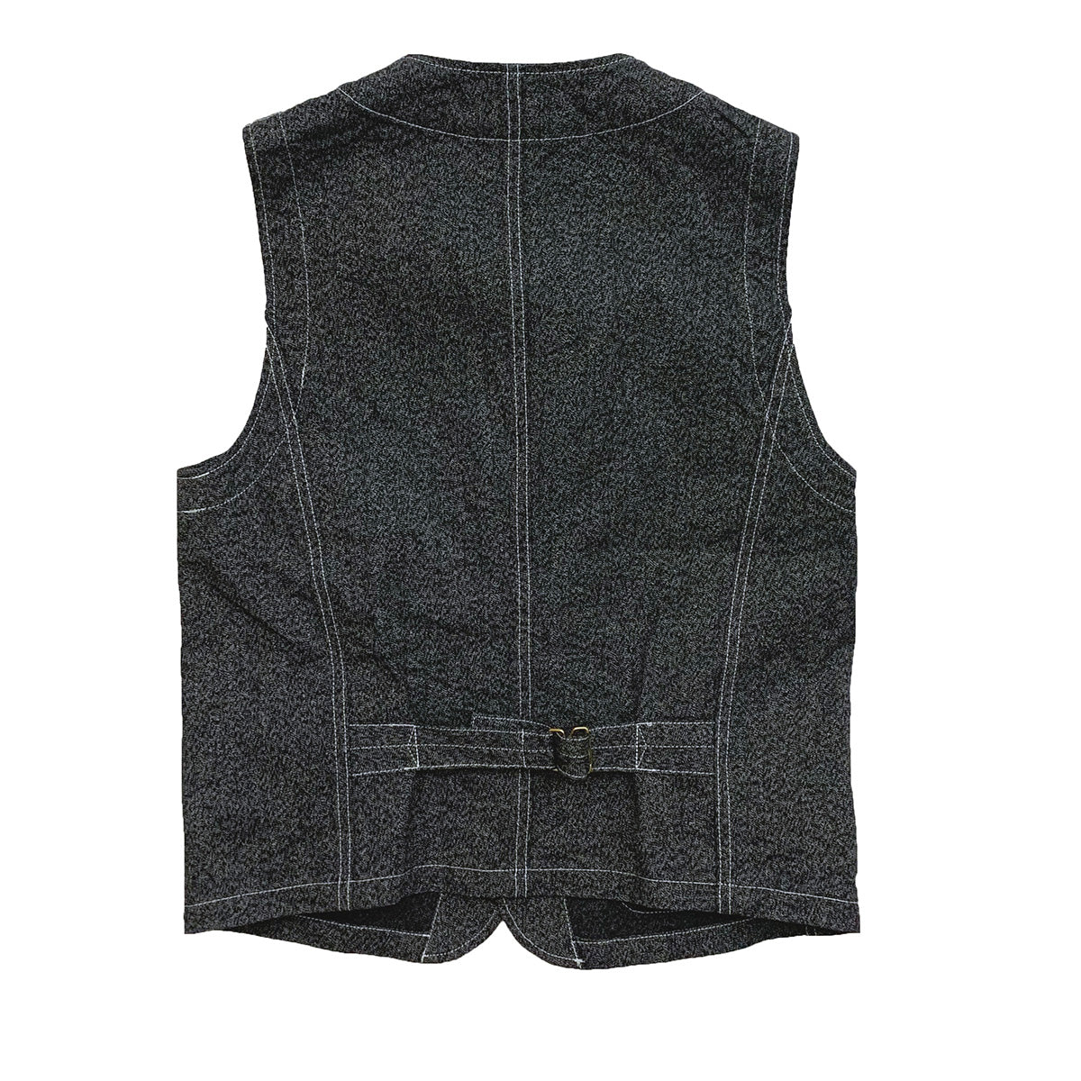 Black Chambray Work Vest