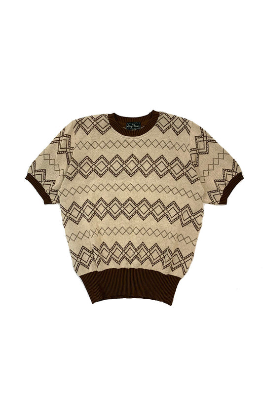 2 Tone Argyle Summer Knit